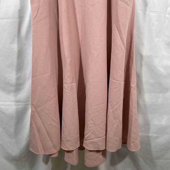 NEW Eliza‎ J Navy [ 6 ] High Low Fit & Flare Midi Dress in Blush - Picture 9 of 12